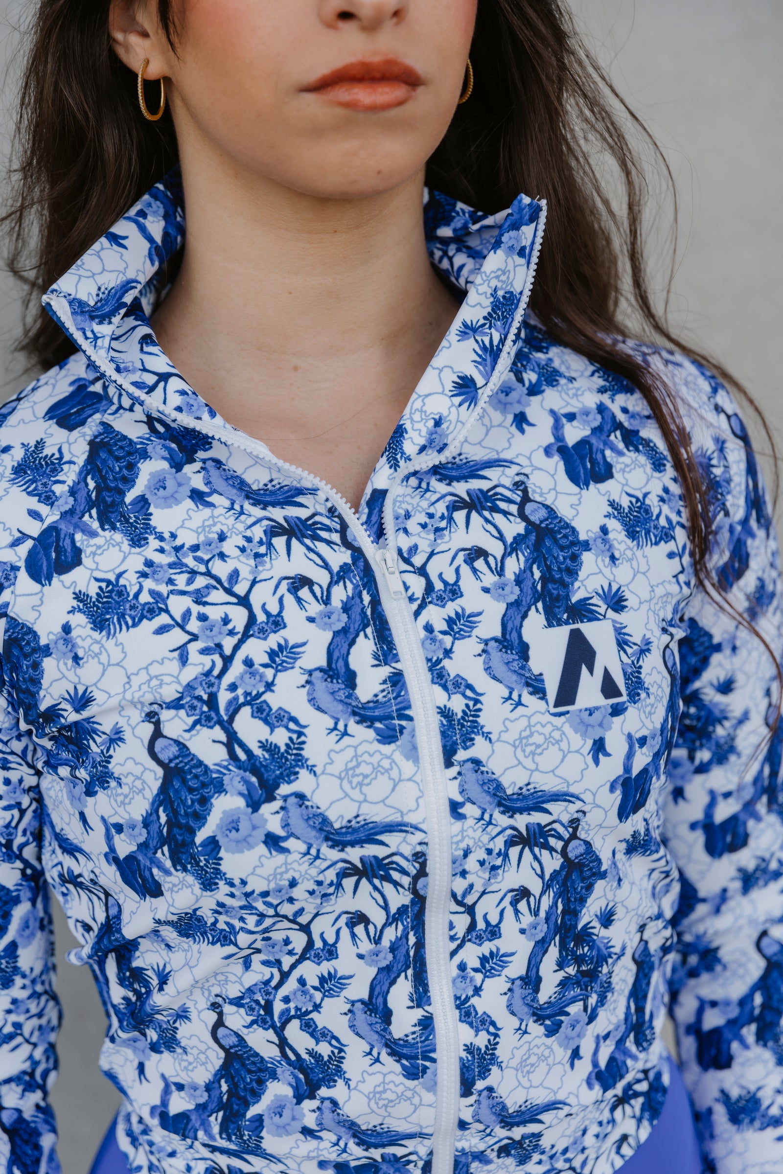 Blue Peacock Zip Jacket – Dare2Store