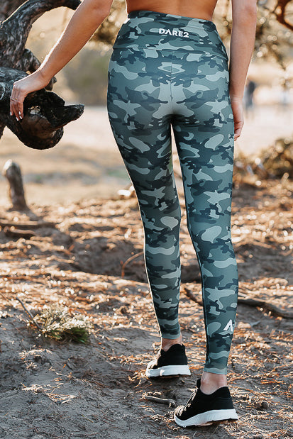 High waisted military tights - Legging militaire taille haute
